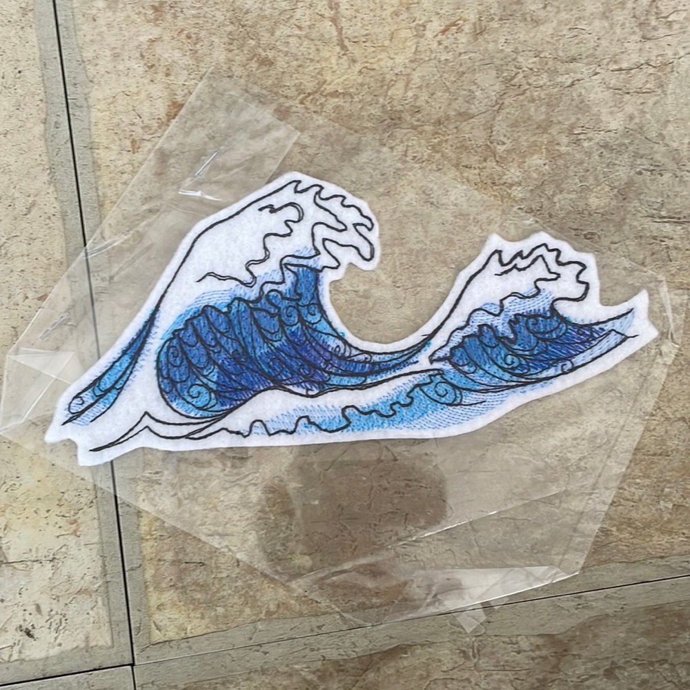 Wave decal